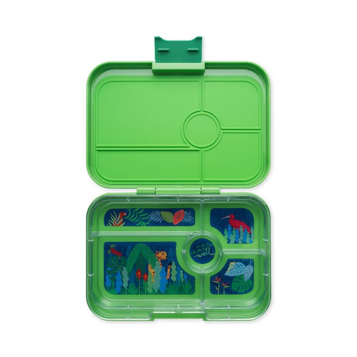Yumbox Tapas Bento Box - Green - 5 Compartment Tray for wholesale by Yumbox Australia