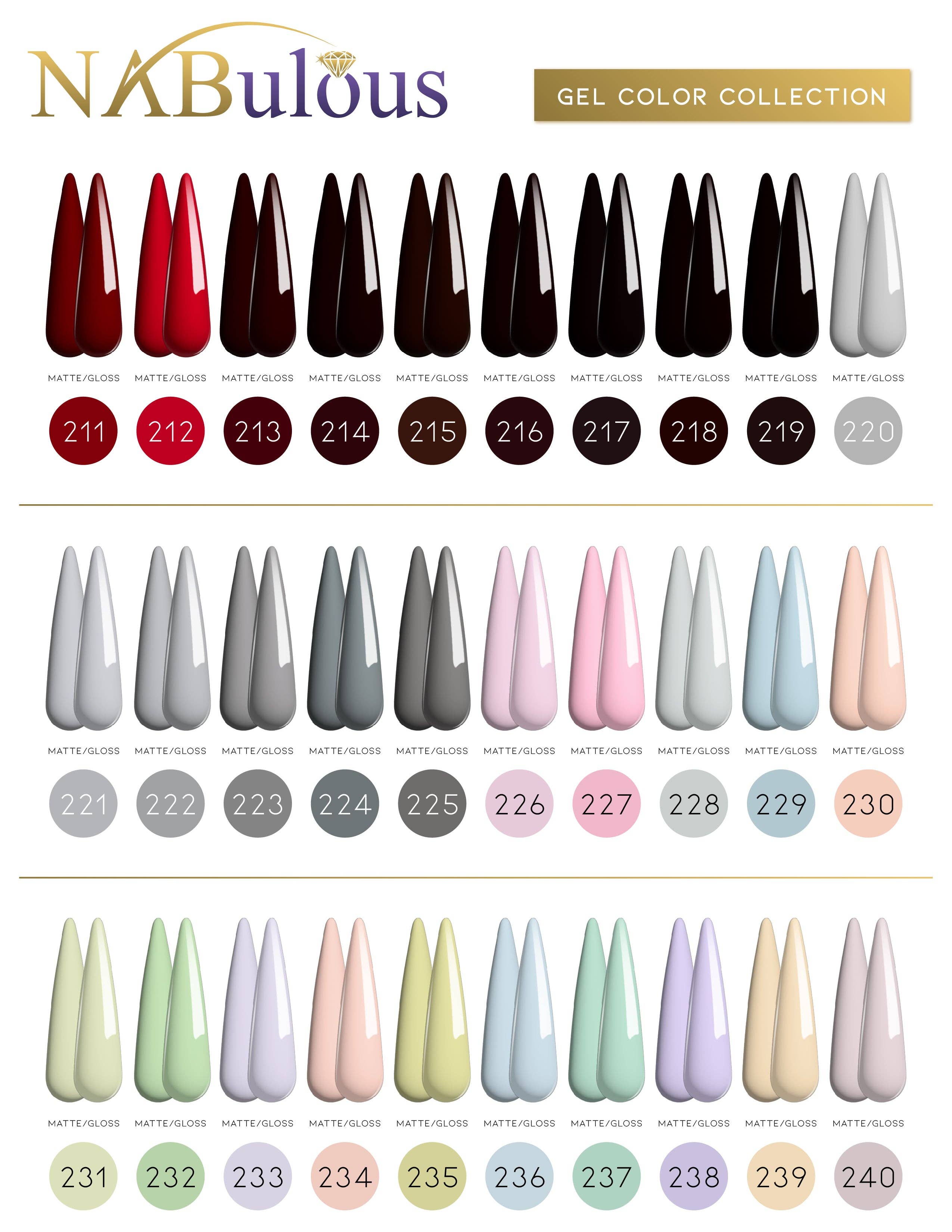 NABulous - Wholesale Nagellak - Gellak Colors 181-270 | NaBulous2