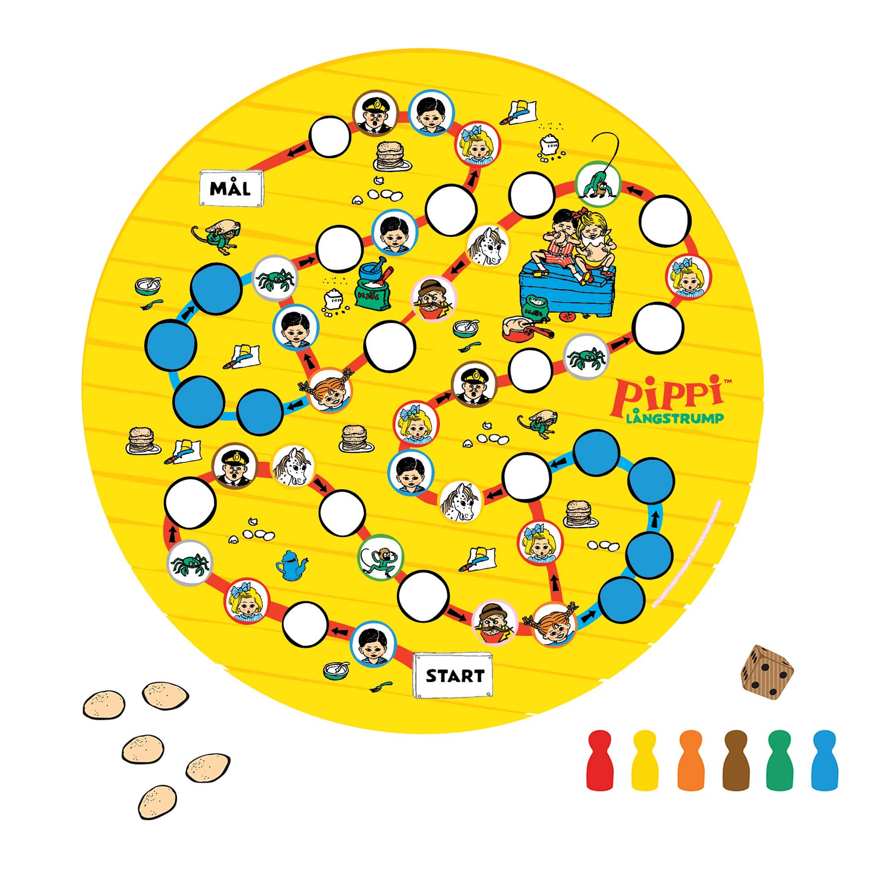 Barbo Toys - Wholesale Board Game - Pippi Pancake Board Game1