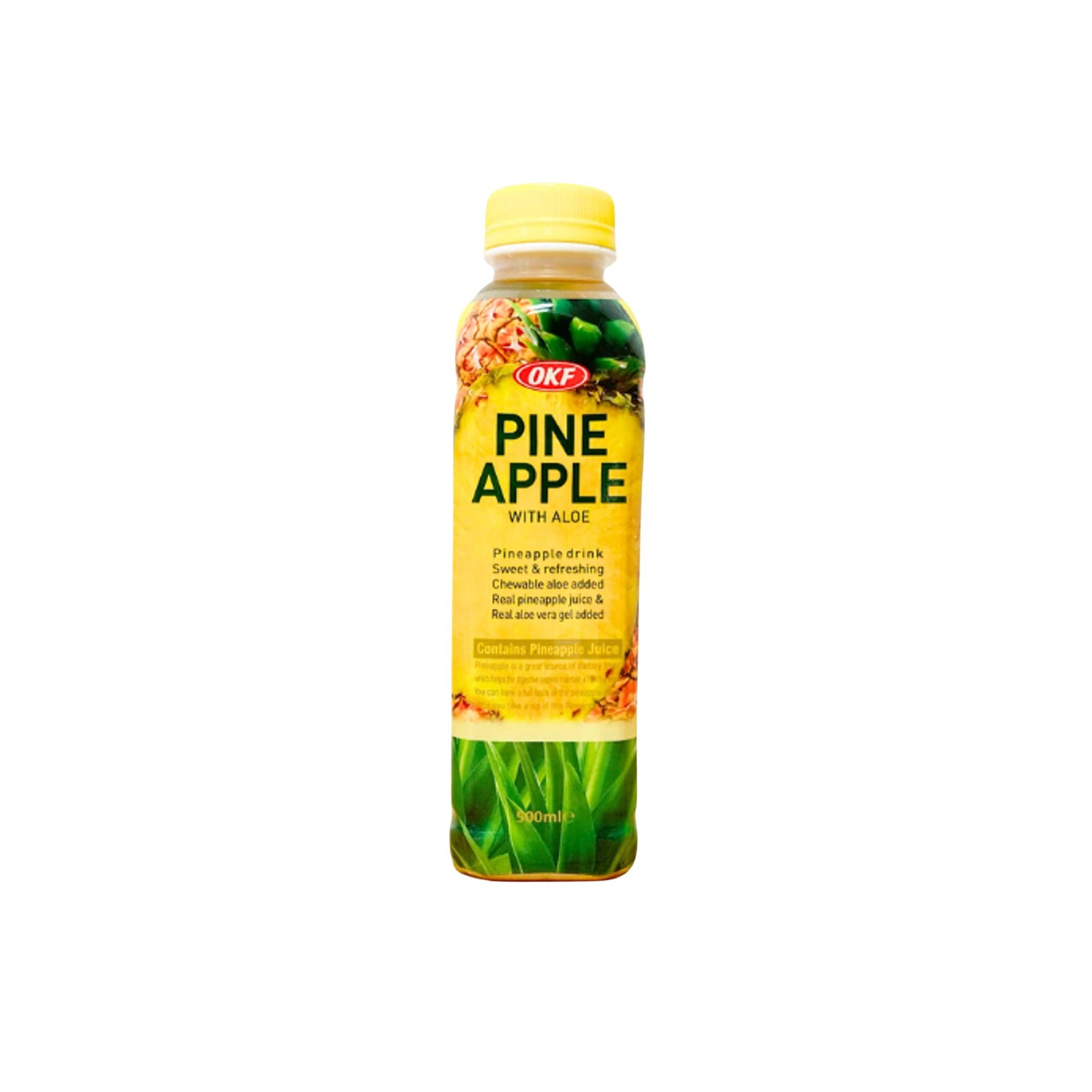 utoppa GmbH - Wholesale Fruit Juice - OKF Aloe Vera Drink Pineapple 500 ml
