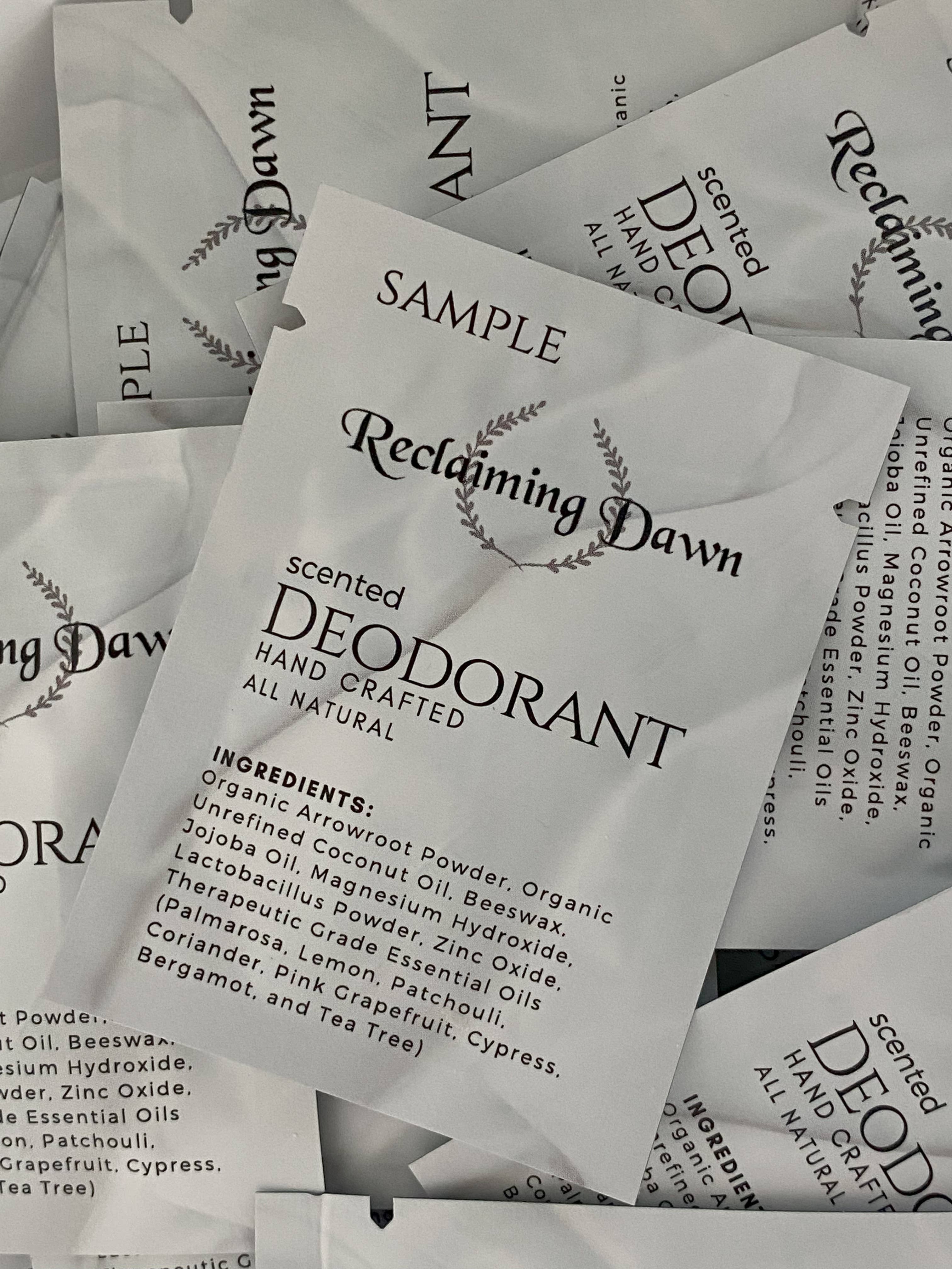 Reclaiming Dawn – wholesale Deodorant – Women's – Deodorant Samples (scented)2