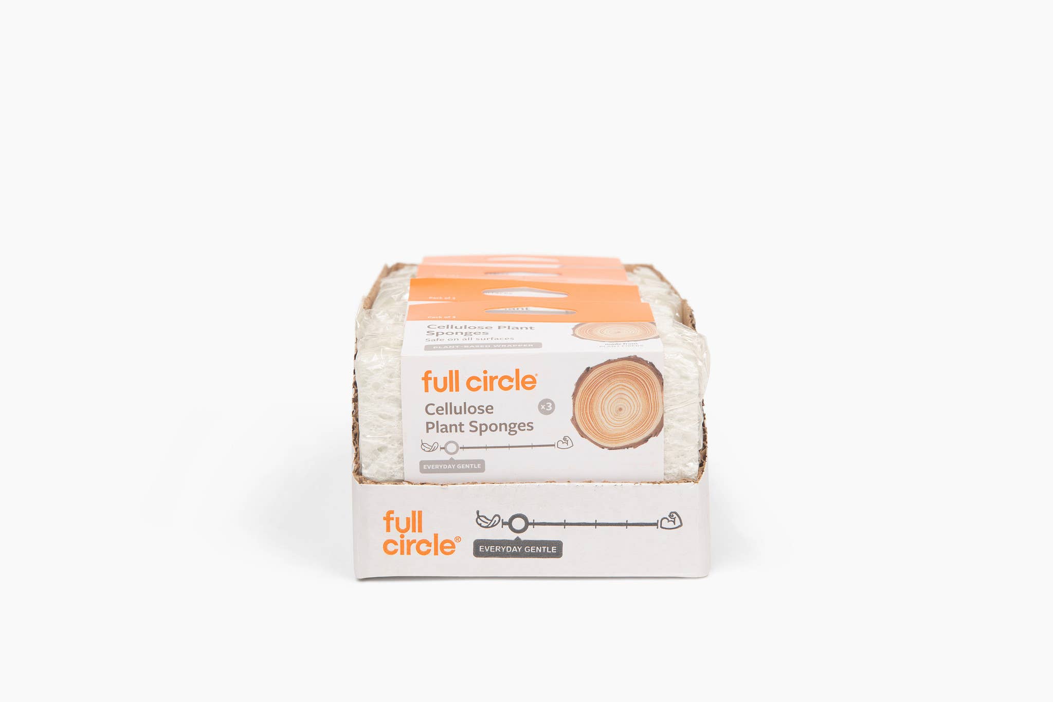 Full Circle Home - Wholesale Cleaning Sponge - Cellulose Plant Sponge (2pk) in CDU1