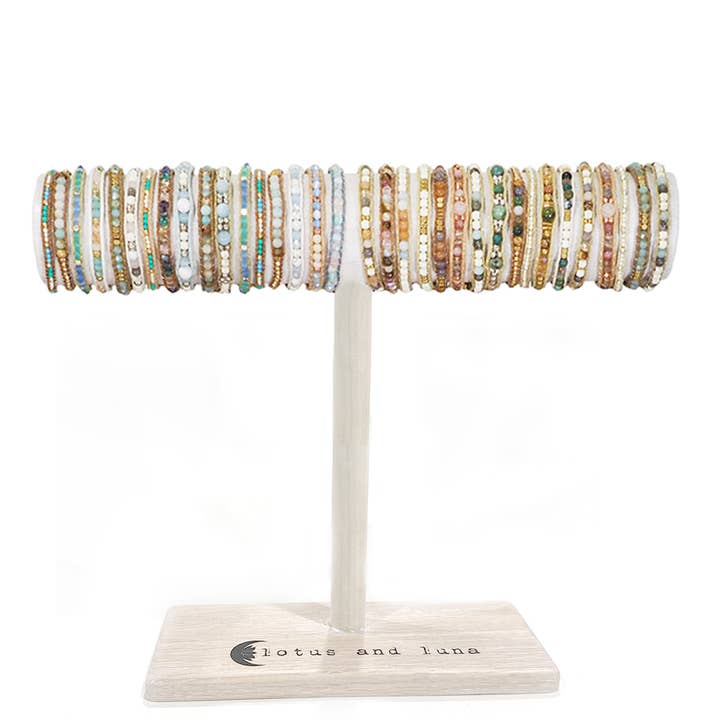 Lotus and Luna - Venta al por mayor Juegos de joyas - Pulseras Moonbeam (Surtido de 10 Paquetes)4