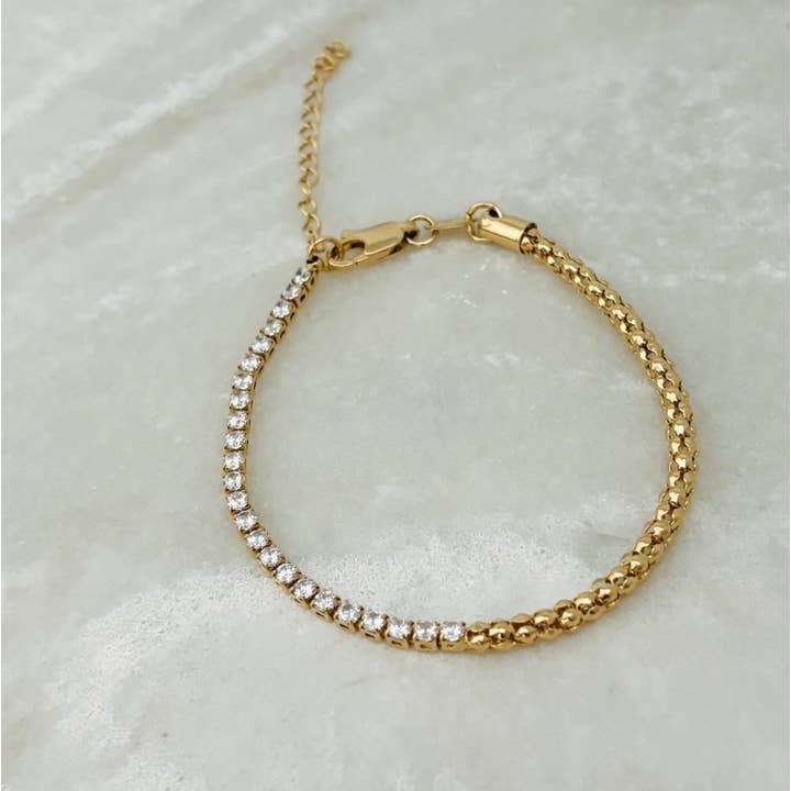 Housegoldjewelry - Wholesale Tennis bracelet - Moissanite Tennis Bracelet, CZ Bracelet,, Baguette Bracelet4