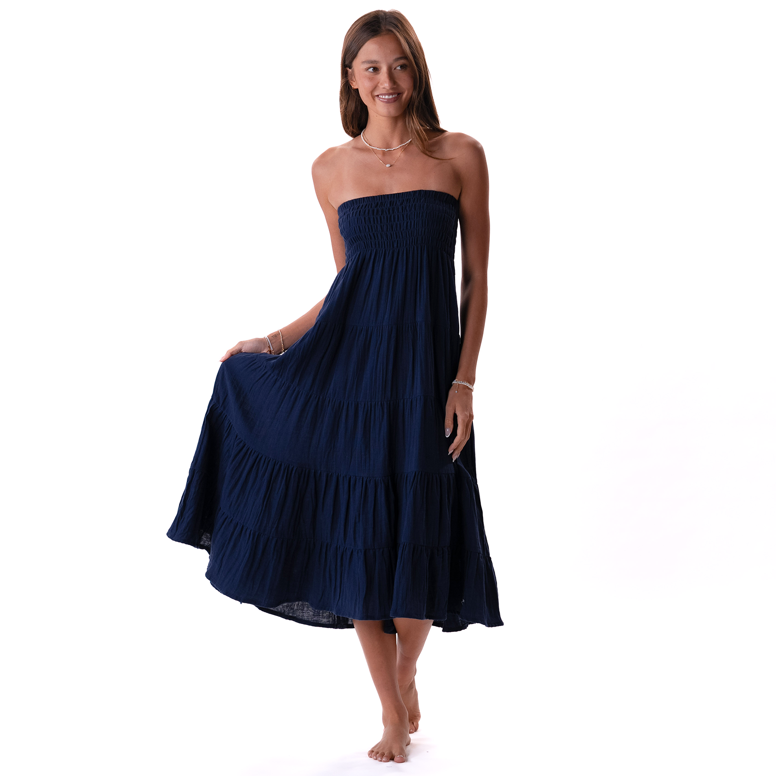 Lotus and Luna - Wholesale Skirt - Women's - Oxford Sundrift Skirt5