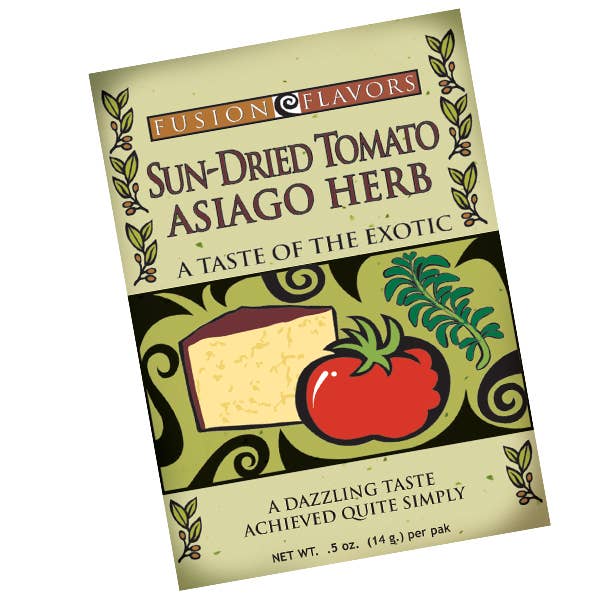 Mélange d'épices séchées Asiago aux tomates séchées pour la vente par Fusion Flavors