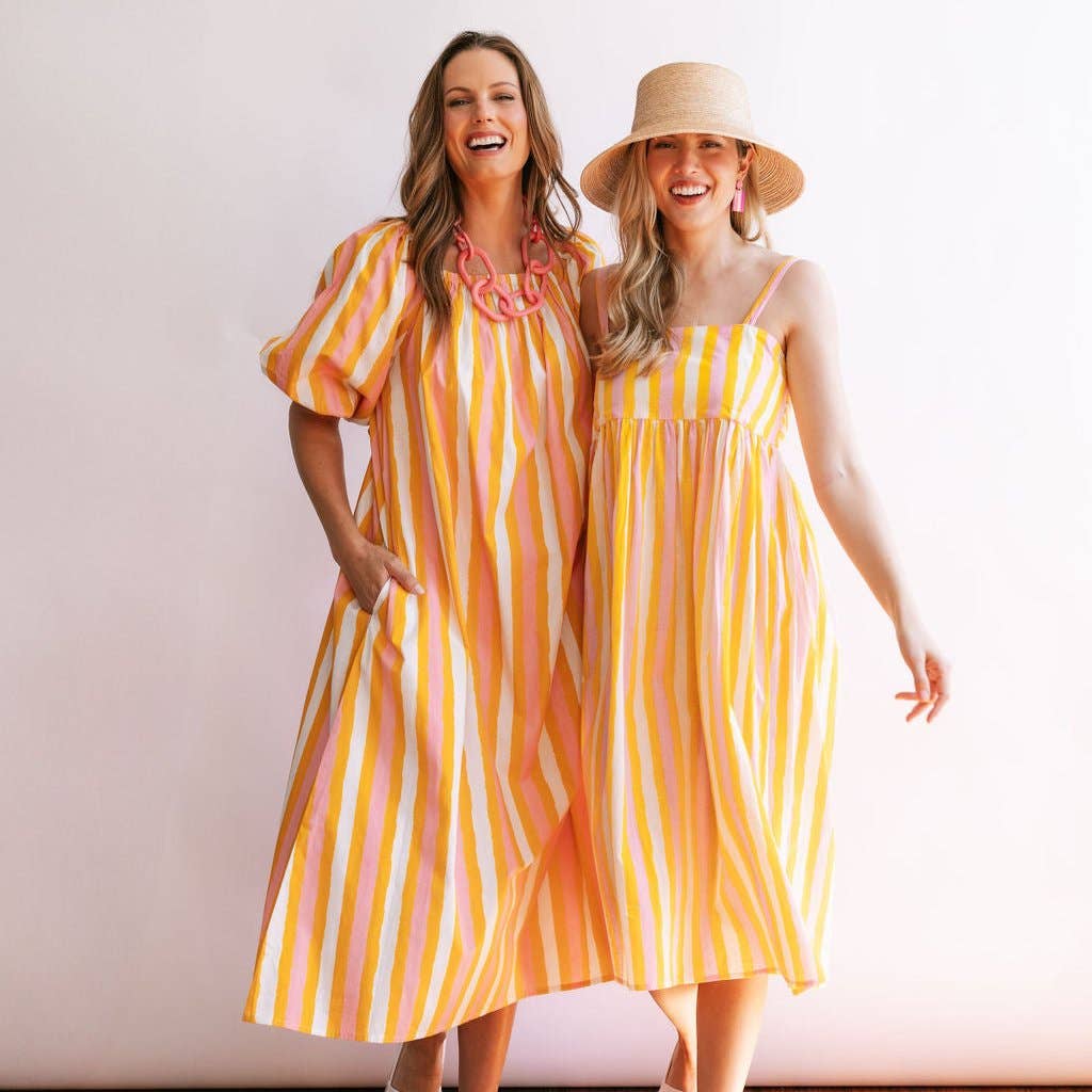 Sunshine Tienda - Wholesale Dress - Women's - Sunkissed Stripe Reef Dress2