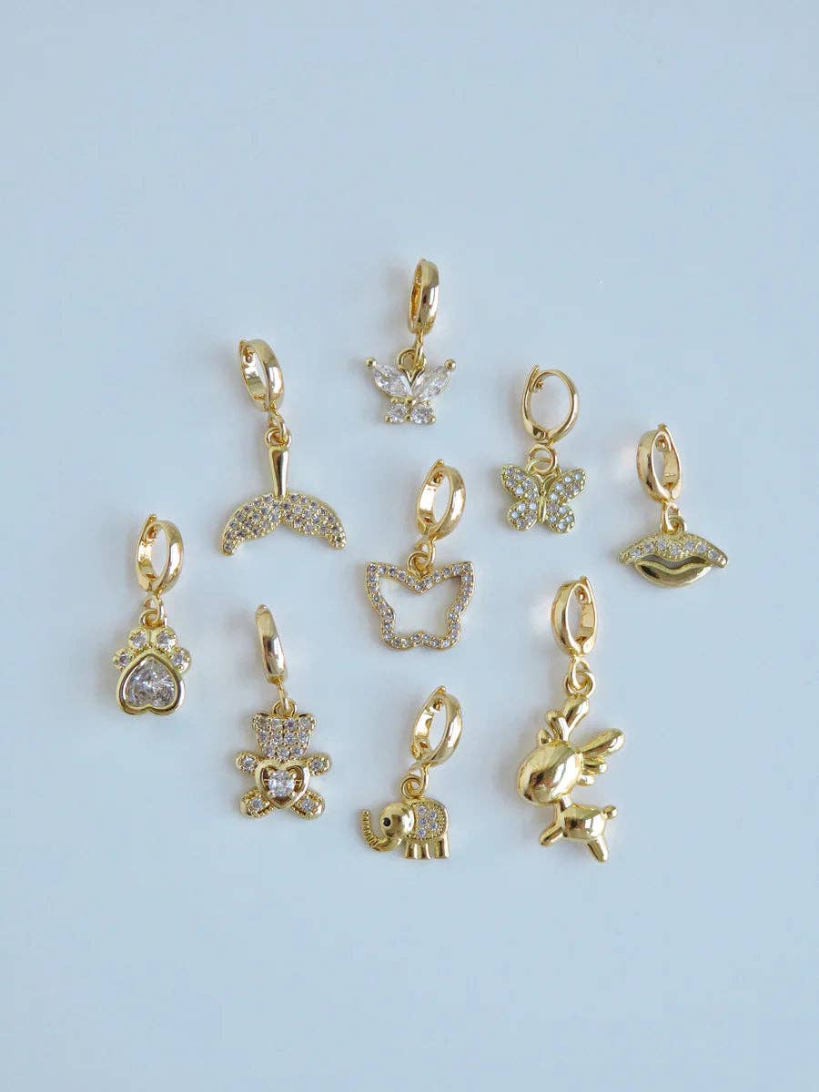 Curated By Suarez - Wholesale Individual Charm/Pendant - Symbolic Clip Charm  - Charms with Hinged Clasp20