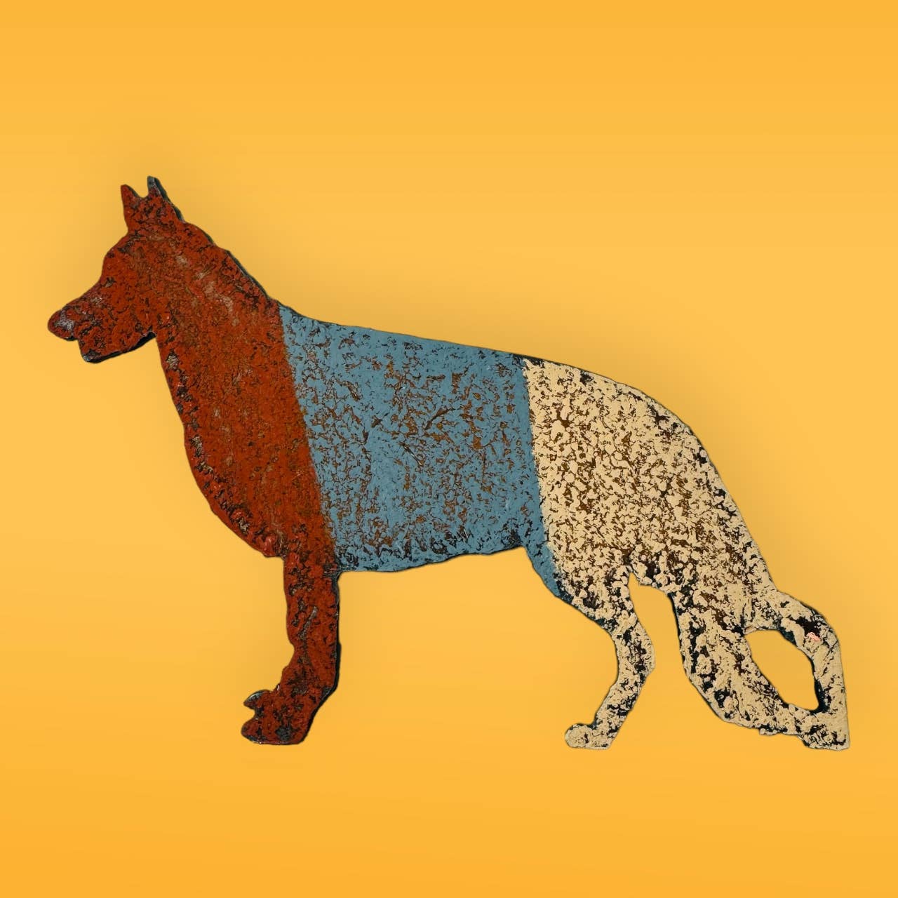 Whimsies - Wholesale Magnet - German Shepherd magnet Pet Recycled metal dog breeds metal0