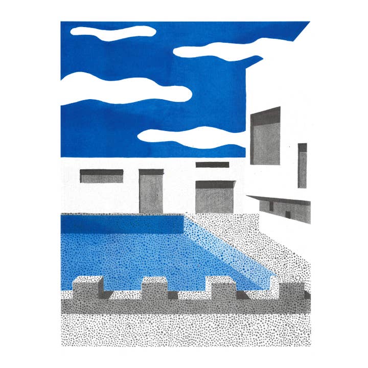 KIBLIND Atelier - Wholesale Art Print - A3 poster - Ana Popescu - Le Havre1