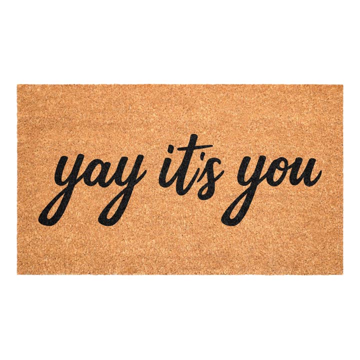 Yay C'est vous paillasson pour la vente par Calloway Mills