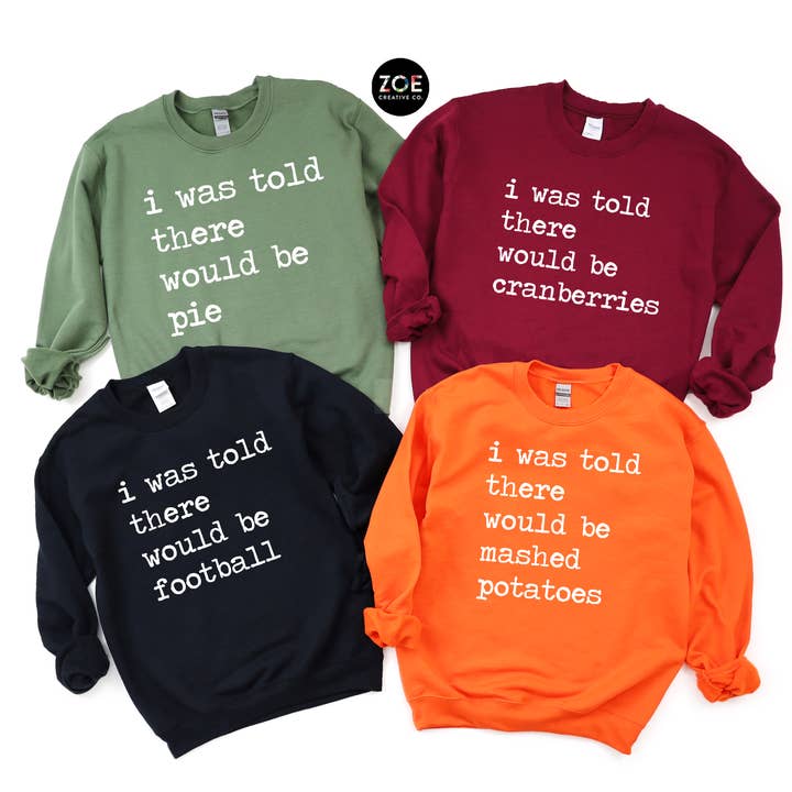 Zoe Creative Co - Wholesale Graphic Sweatshirt - Women's - Holiday Sweatshirts Matching Funny Christmas Thanksgiving