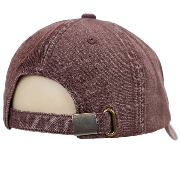 Cap Zone - Wholesale Baseball Cap - Unisex - American Flag Rhinestone Patch Washed Denim Baseball Cap11