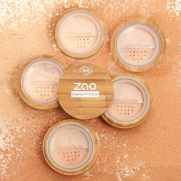 Poudre minérale soie ZAO * bio et vegan pour la vente par Zao Makeup