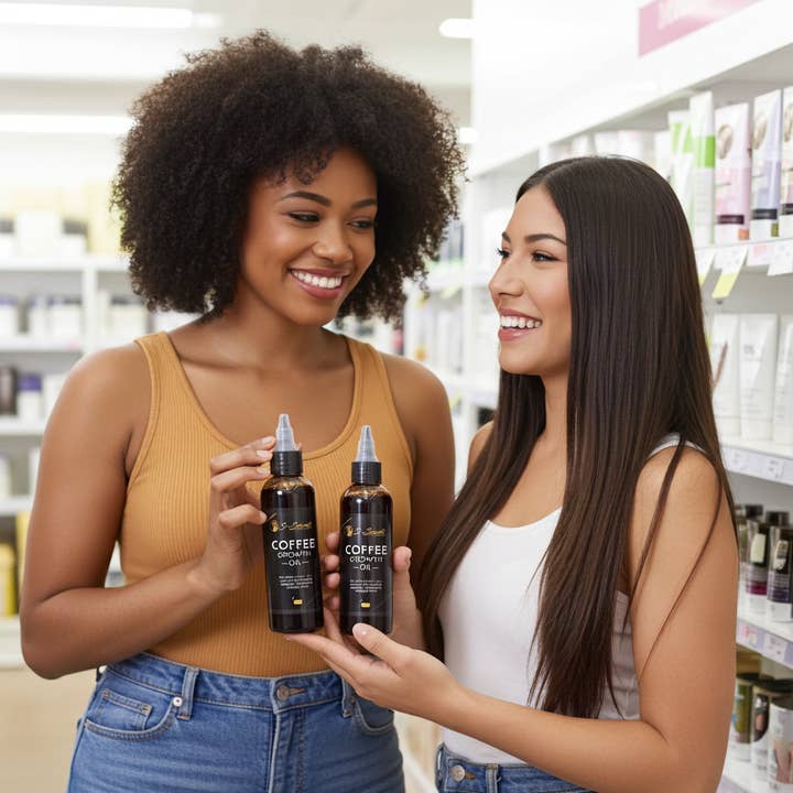 S-Secrets - Wholesale Hair Oil - Coffee Hair Growth Oil 4oz - Scalp Stimulator with Herbs, Biotin & Essential Oils for All Hair Types6