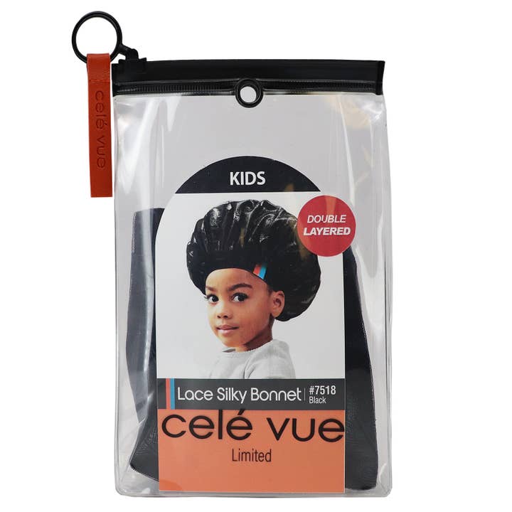 Wholesale Qfitt Cele Vue Bonnet Lace Silky Kids, Black for your