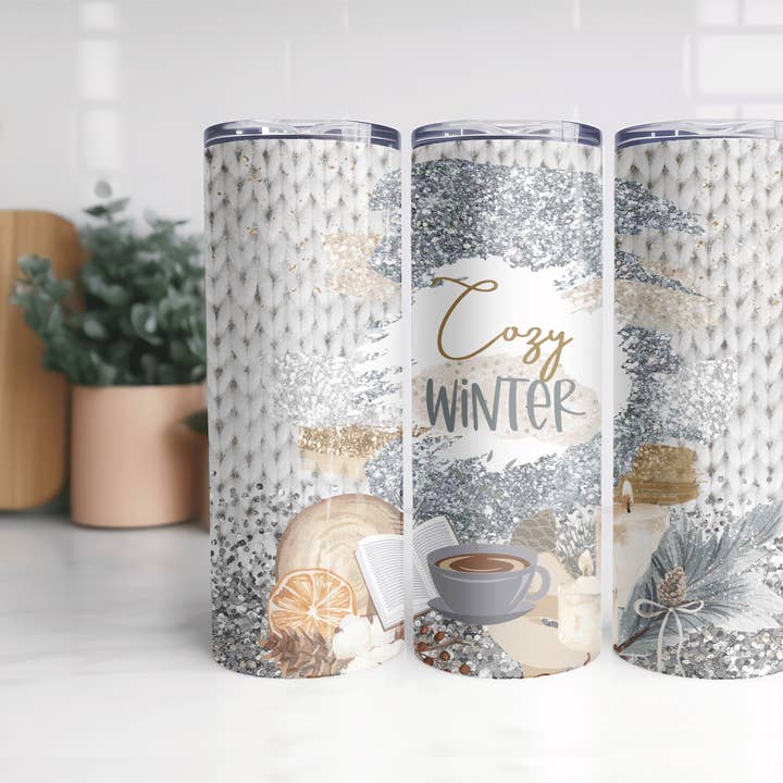 Cozy Winter Tumbler for wholesale by H+P Wholesale