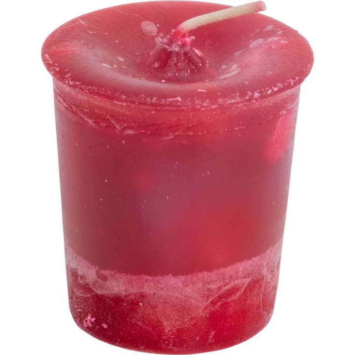 Chakra Votive Candle Root-Red (Box Of 18) for wholesale by Kheops International