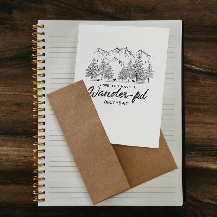 Highland Park Paper Co – Großhandel Geburtstagskarten – Wander-Fun Geburtstagskarte