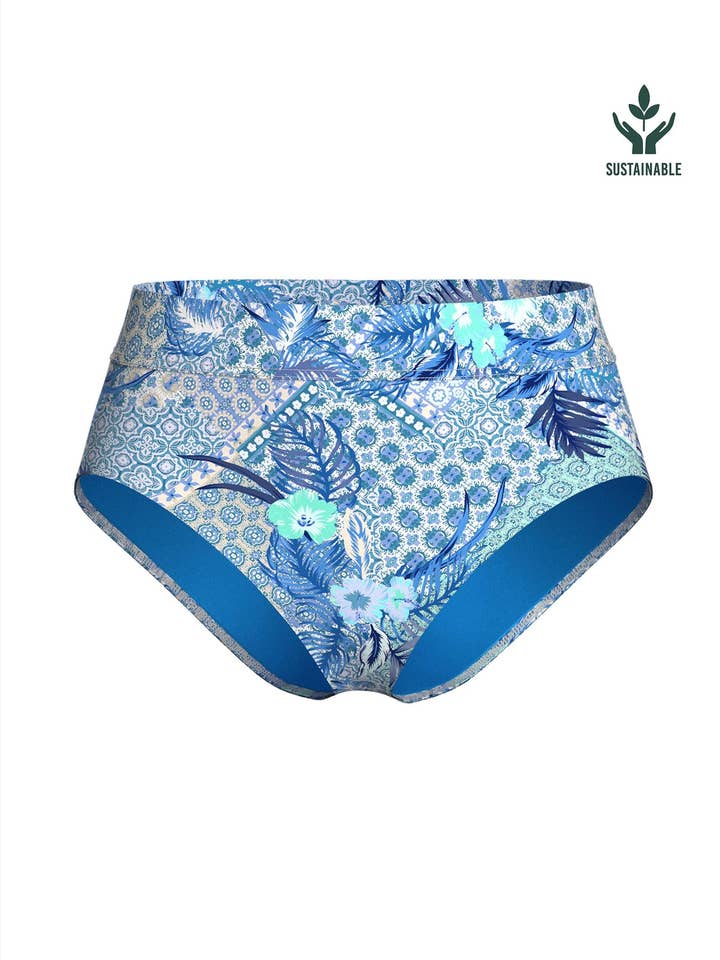 Bohemian Beauty Turkish Sea High Waisted Full Classic Pant for wholesale by Sunseeker