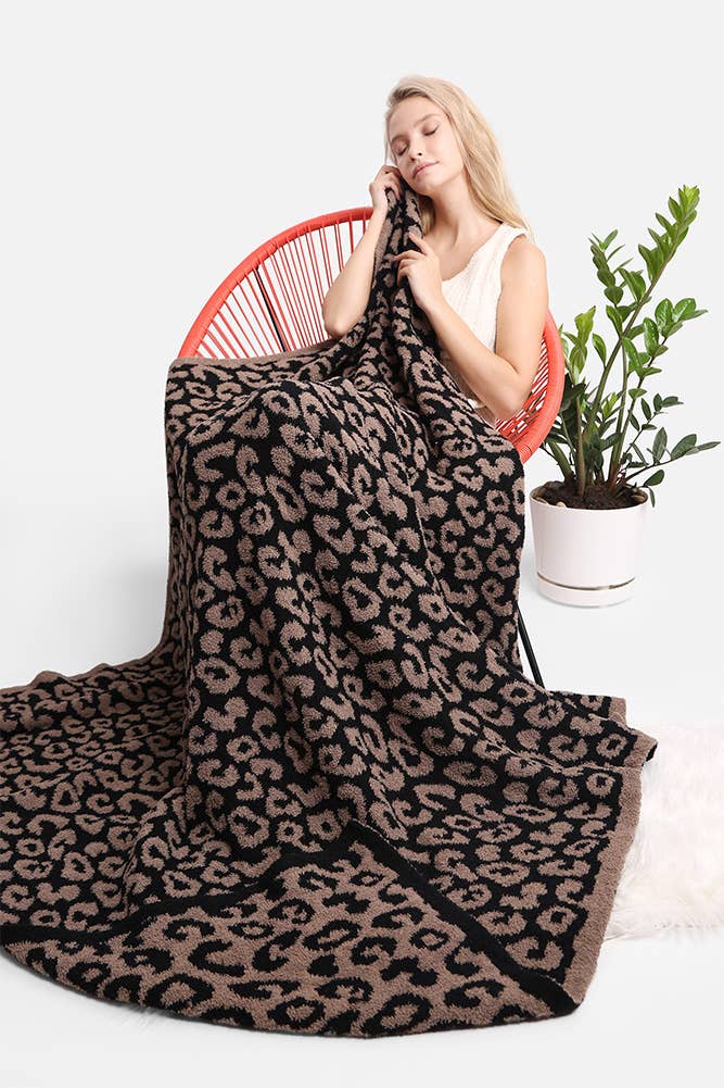 Hana - Wholesale Throw Blanket - Luxury Soft Leopard Print Throw Blanket30