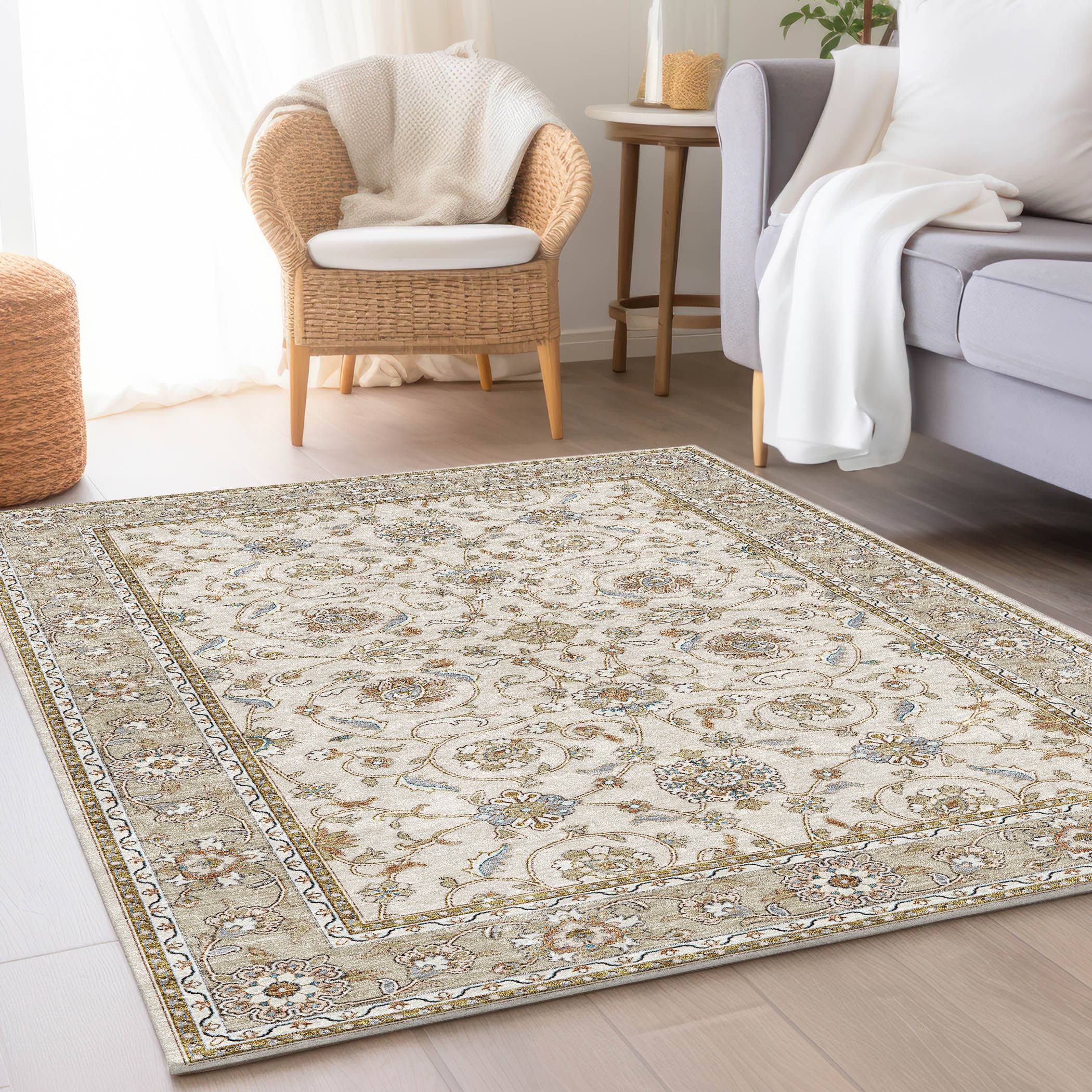 Dalyn Rug - Wholesale Area Rug - Hatay HY1 Ivory 5'x7'6"1