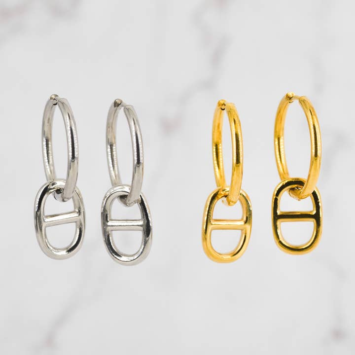 H hoop örhängen för wholesale av Angiie