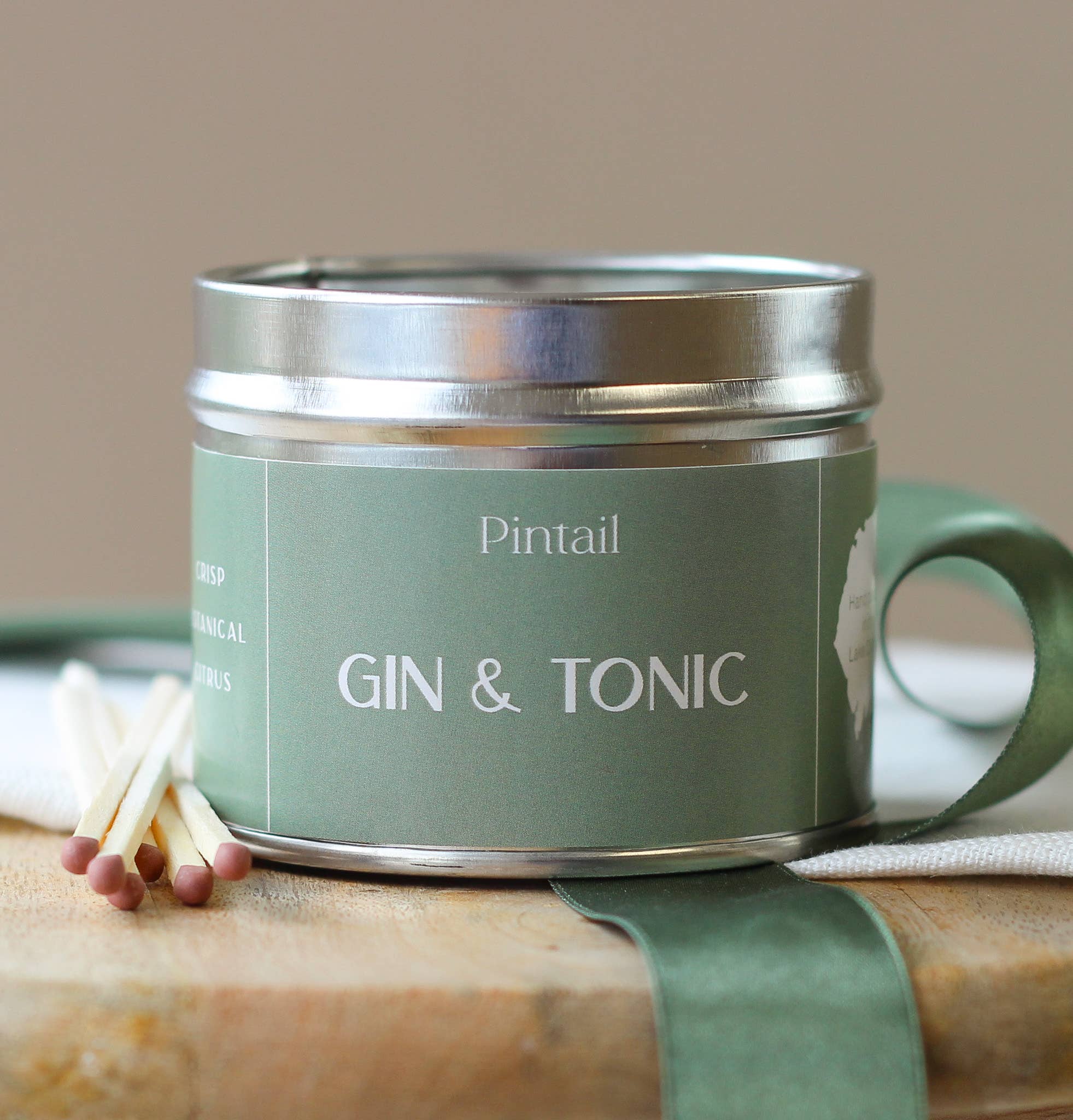 Pintail Candles | Avalon Home - Wholesale Travel Candles - Gin and Tonic Classic Tin Candles | Gin Candle in a Tin1