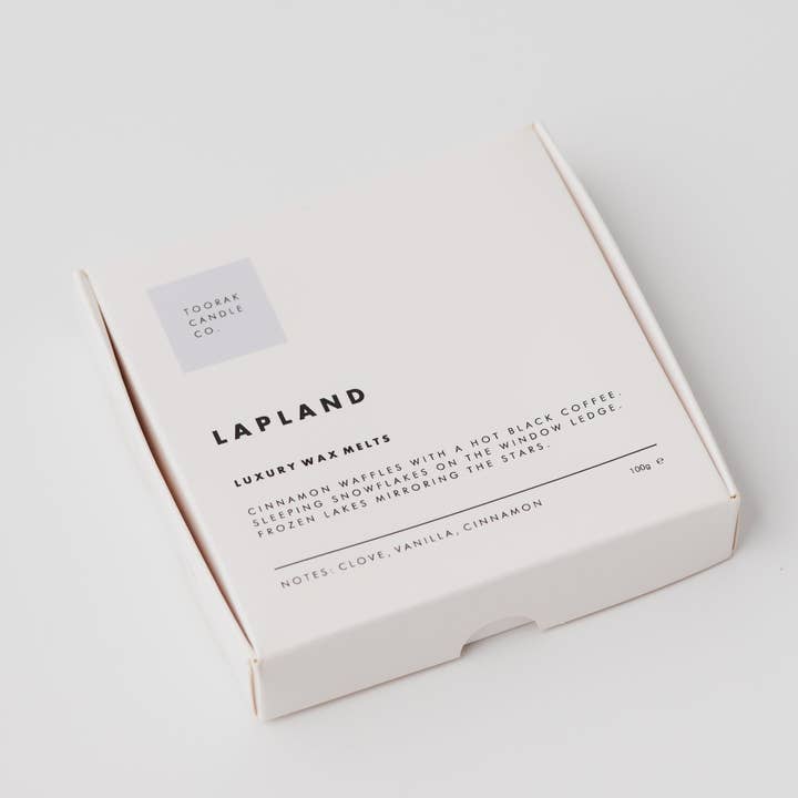 LAPLAND Natural Wax Melts for wholesale by Toorak Candle Co.