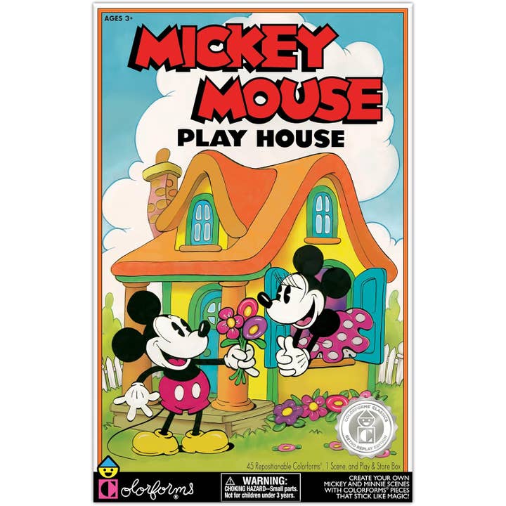 Play Monster - Wholesale Sticker - Kids & Baby - Colorforms Stickers Mickey Mouse Play House Retro Play Set3