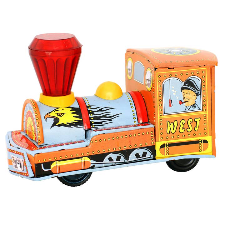 Tin Toy Sparkle Engine Locomotive for wholesale by Tribal Trade GmbH