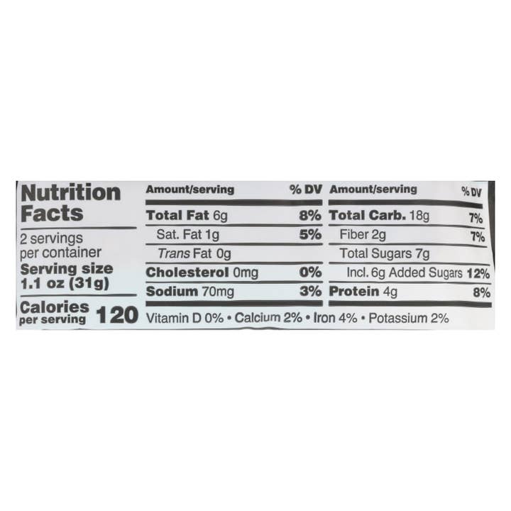 Ware Spark - Wholesale Snack Bar - Kate's Real Food - Bar Stsh Pb Hmp/flx - Case Of 12 - 2.2 Oz1