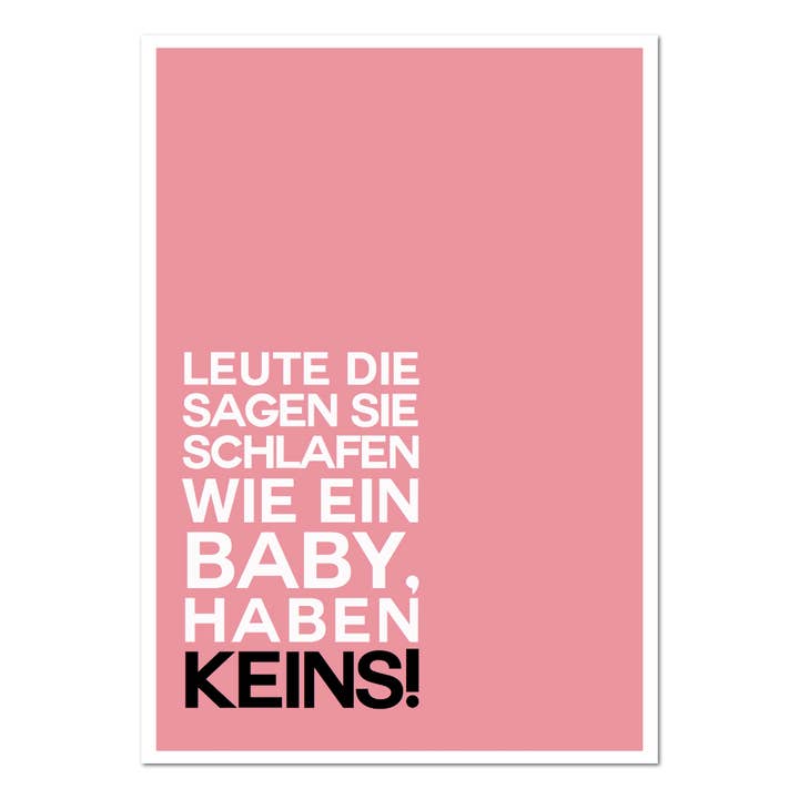 Rabenmütter Verlag UG - Wholesale Postcard - postcard “baby”