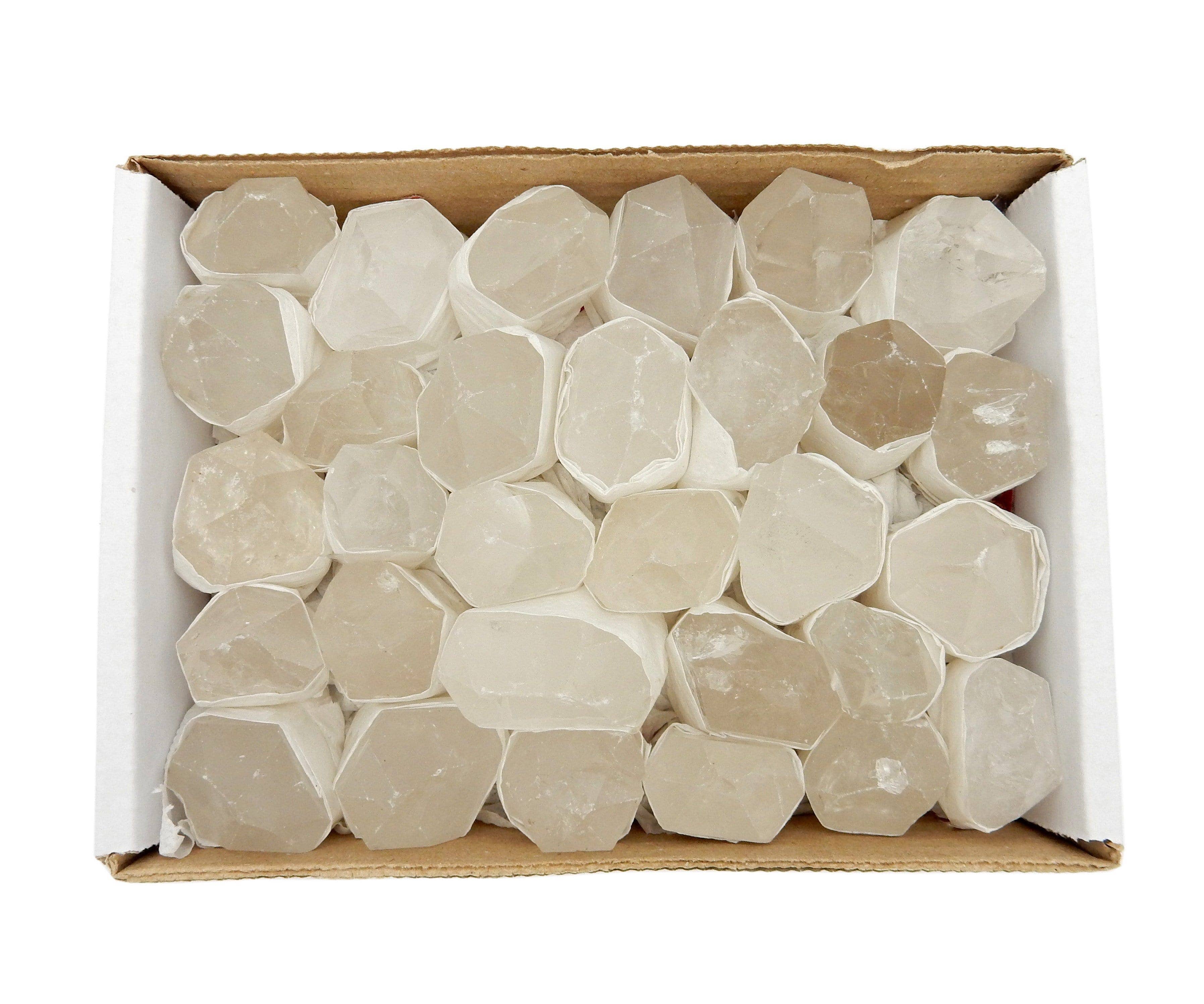 Rock Paradise - Wholesale Spiritual stone/crystal - Crystal Quartz Point Flat Box - BOX-262