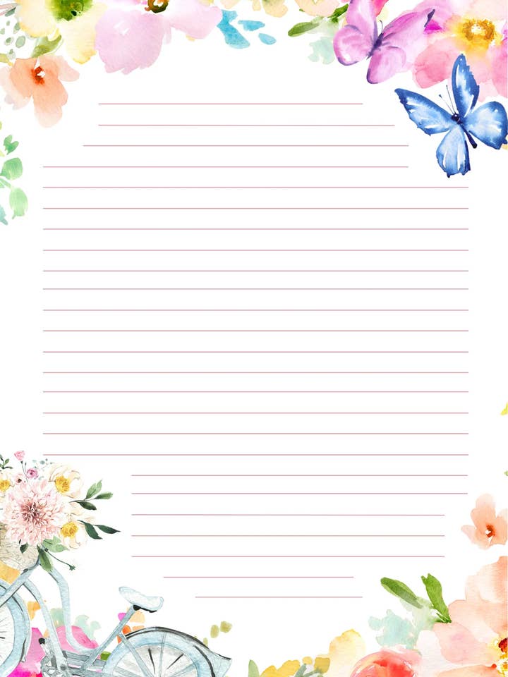 Primavera | Carta da lettere Fronzoli per la vendita all'ingrosso da parte di Fripperies