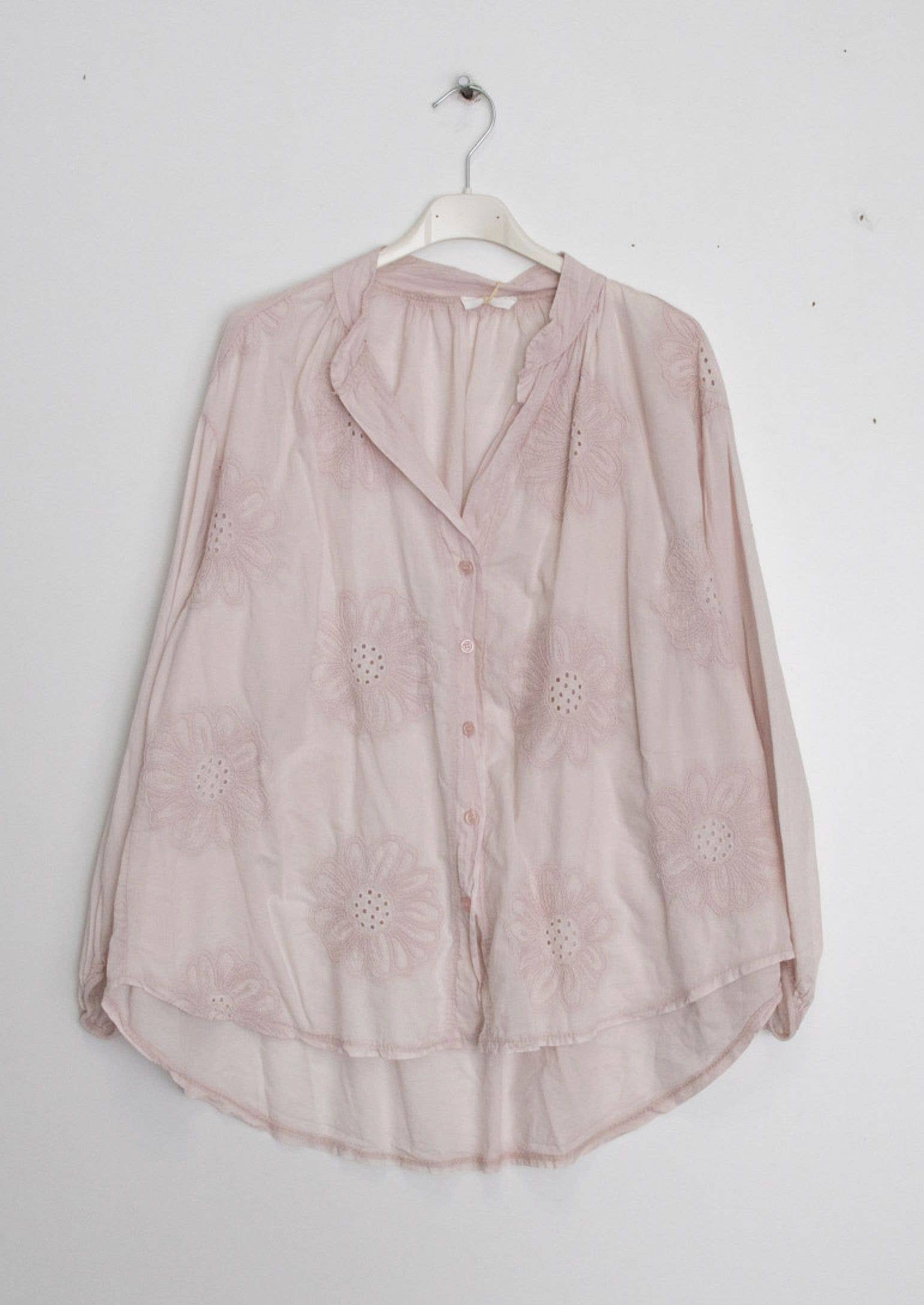 Happy look - Wholesale Button Down Shirt - Women's - Embroidered blouse4