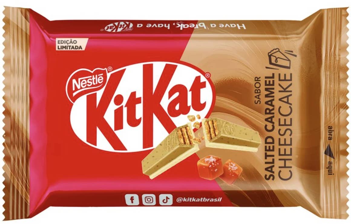 iSweet.ca - Wholesale Chocolate Bar - (S4-01) Kit Kat - Salted Caramel Cheesecake 41.5g x 24 Units