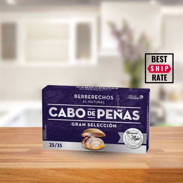 Cabo de Peñas Cockles in Brine – 111 g Tin – Case of 24 for wholesale by Casacella Foods