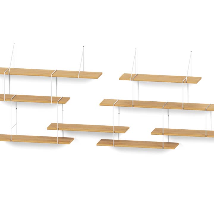 Link DUO hylde - Eg og Hvid for engroshandel hos Studio Hausen