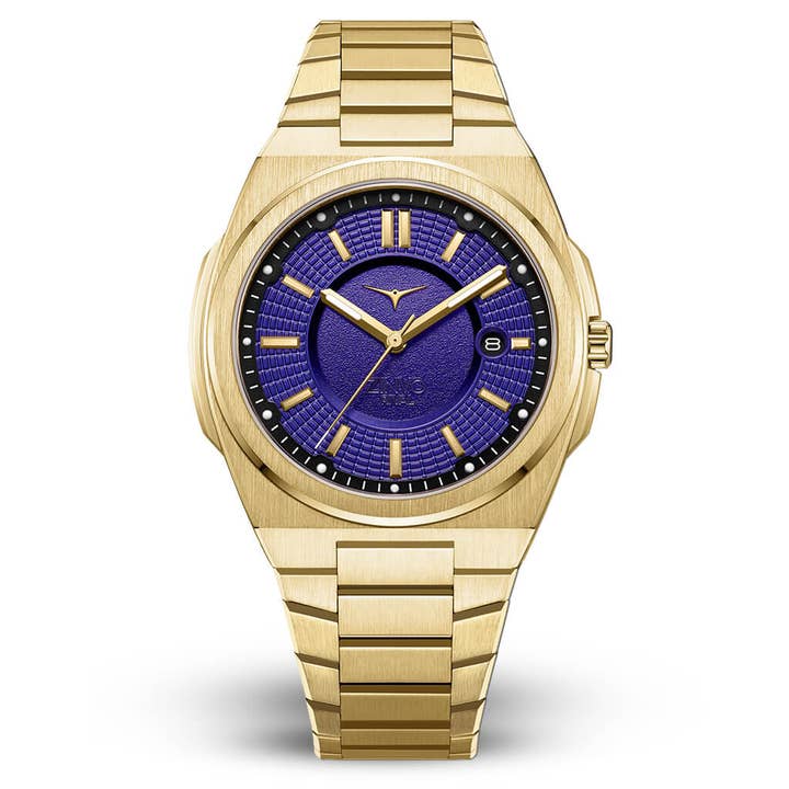 ZINVO - Venta al por mayor Reloj de pulsera - Hombre - Reloj de pulsera Rival VOLT Quartz con esfera morada para hombre