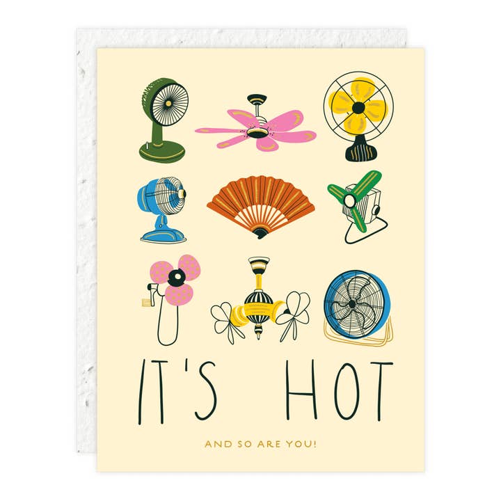Fans - Love + Friendship Card for wholesale by Seedlings