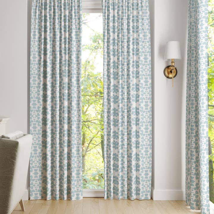 Laura Park Designs - Wholesale Curtain - Chintz Mist Curtain Panels, Set of 2