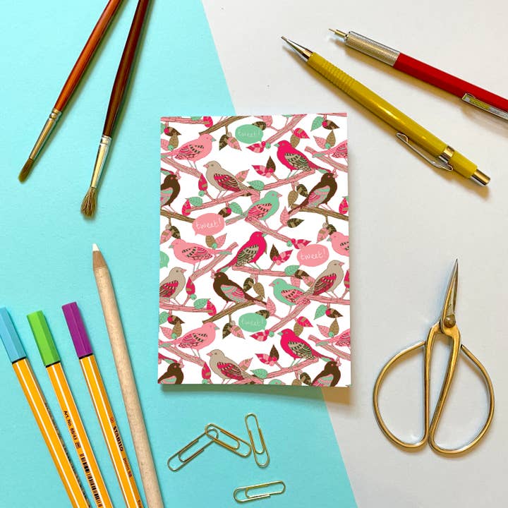 Tweet Tweet - Cuaderno pequeño para venta al por mayor de Lydia Meiying