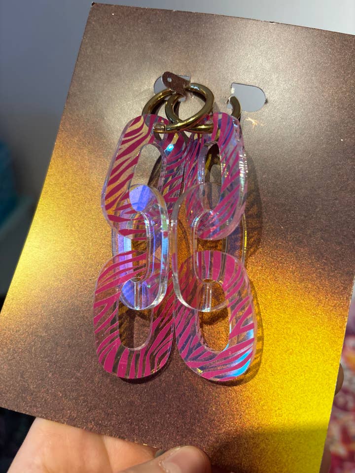 Zebra chains - iridescent for wholesale by Fairly Odd Shop