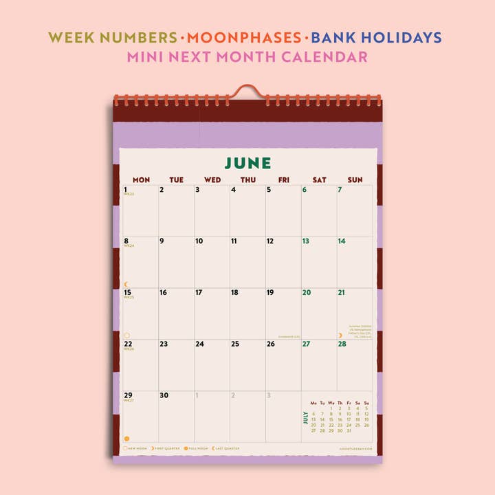 Good Tuesday (Once Upon a Tuesday) - Wholesale Calendar - 2026 Calendar | Checks & Stripes | A43