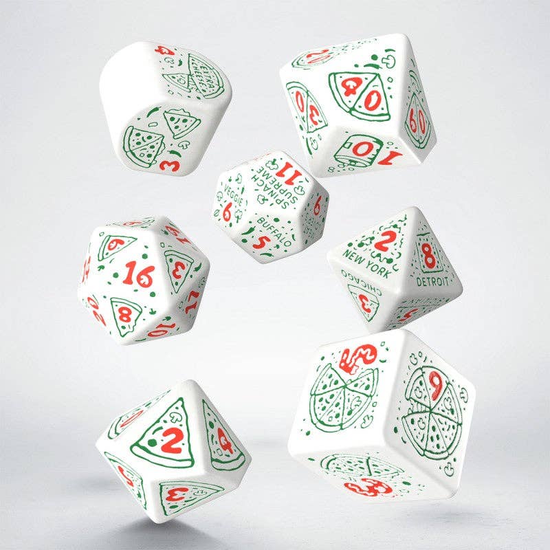 Cardshouse - Wholesale Dice - Q WORKSHOP Pizza Dice Set Pepperoni1