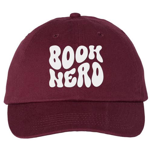 Lucky Luna Apparel - Wholesale Baseball Cap - Women's - Book Nerd Embroidered Dad Hat6