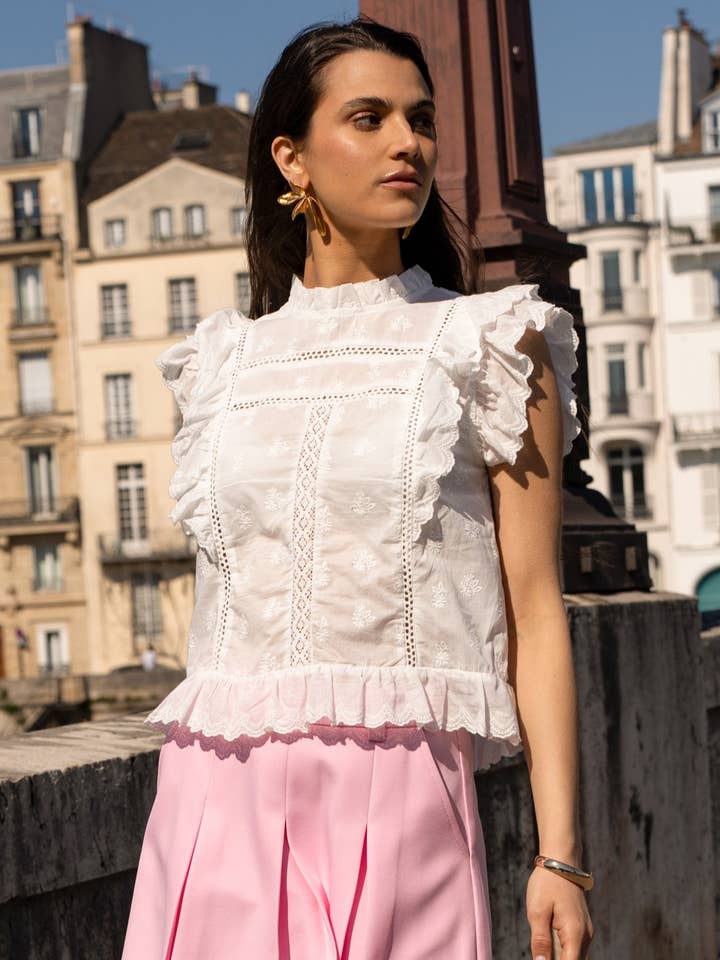 GOLDEN LIVE PARIS - Wholesale Blouse - Women's - Top RIVOLI 92690