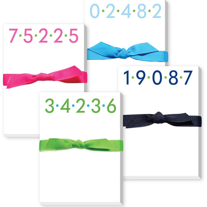 2021 ZIP CODE MINI NOTEPAD for wholesale by Donovan Designs