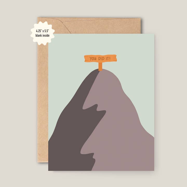 Bri Kuffell Art - Wholesale Congratulations Card - You Did It | Congratulations Card0